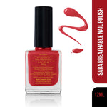 Saba Breathable Nail Polish - Dark Red Fantasy