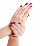 Saba Breathable Nail Polish - Mahogany Red