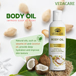 Vedacare Body Oil for Natural Brightness With Olive oil, Sunflower and coconut oil