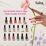Saba Breathable Halal & Vegan Wudhu Friendly Nail Polish