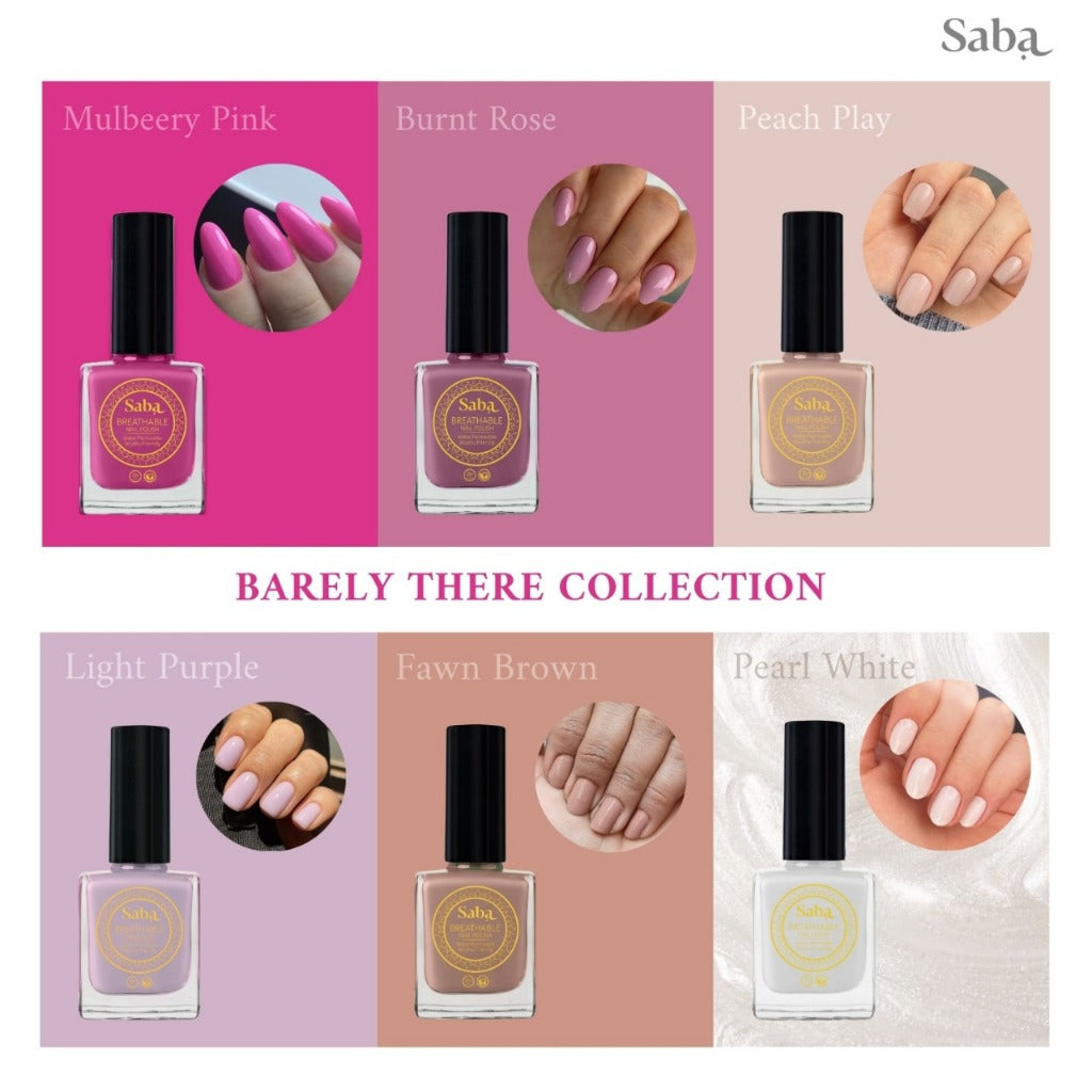 Saba Nail Polish Gift Box - Pack of 6 Nailpolish