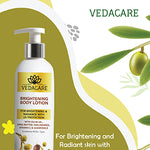 Vedacare Brightening Body Lotion With Olive oil, Shea Butter, Niacinamide, Vitamin C & Chamomile