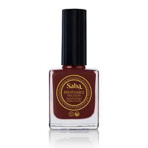 Best-seller! Saba Mahogany Red breathable Nail Polish