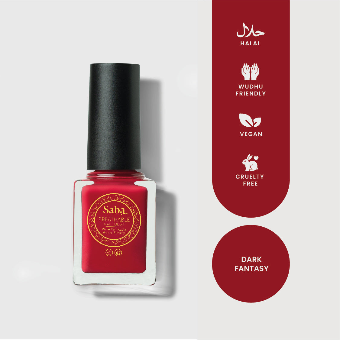 Saba Fantasy Red nail polish