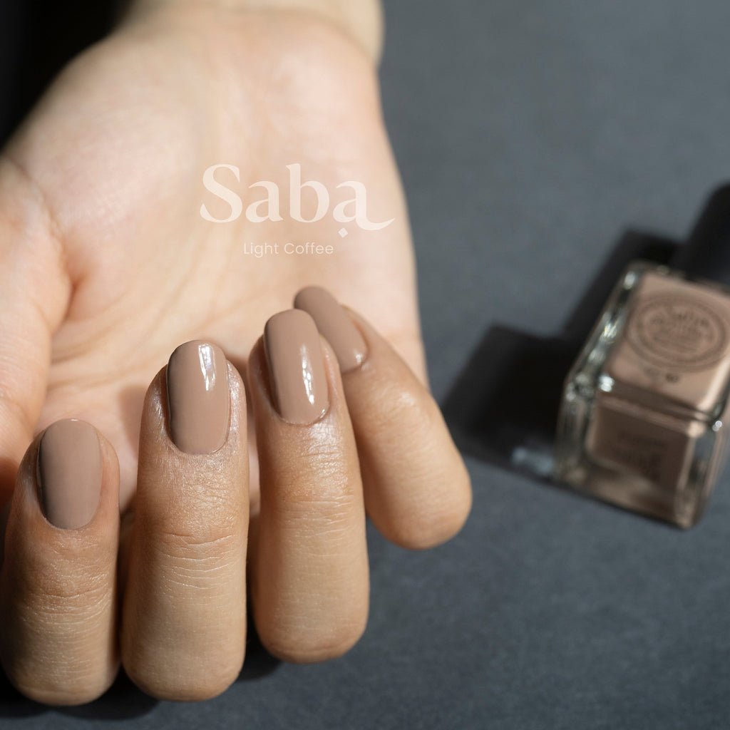 Saba Breathable Nail Polish - Light Coffee