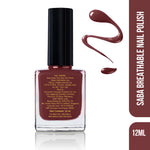 Saba Breathable Nail Polish - Almond Brown