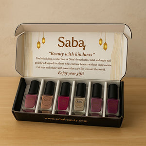 Saba Nail Polish Gift Box - Pack of 6 Nailpolish