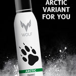 Wolf - NO Gas Perfumed Body spray - Arctic- 120 ml