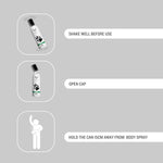 Wolf - NO Gas Perfumed Body spray - Arctic- 120 ml