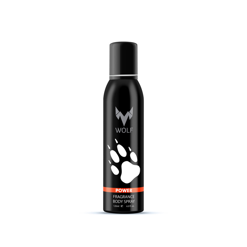 Wolf - NO Gas Body spray - Power- 120 ml
