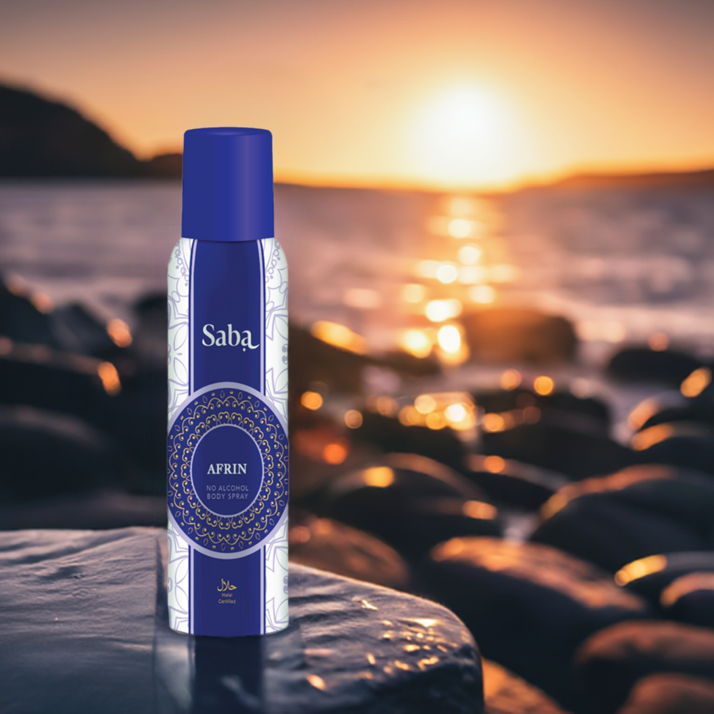 Saba  Afrin Perfumed Body spray Deodorant - Long lasting Fragrance - Alcohol Free