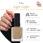 Saba Breathable Nail Polish - Light Coffee