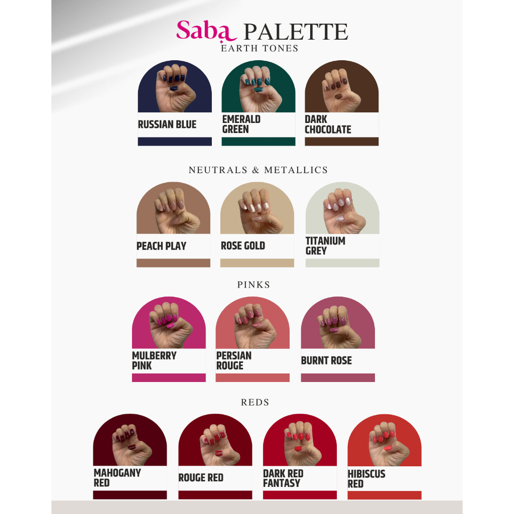 Saba Breathable Halal & Vegan Wudhu Friendly Nail Polish