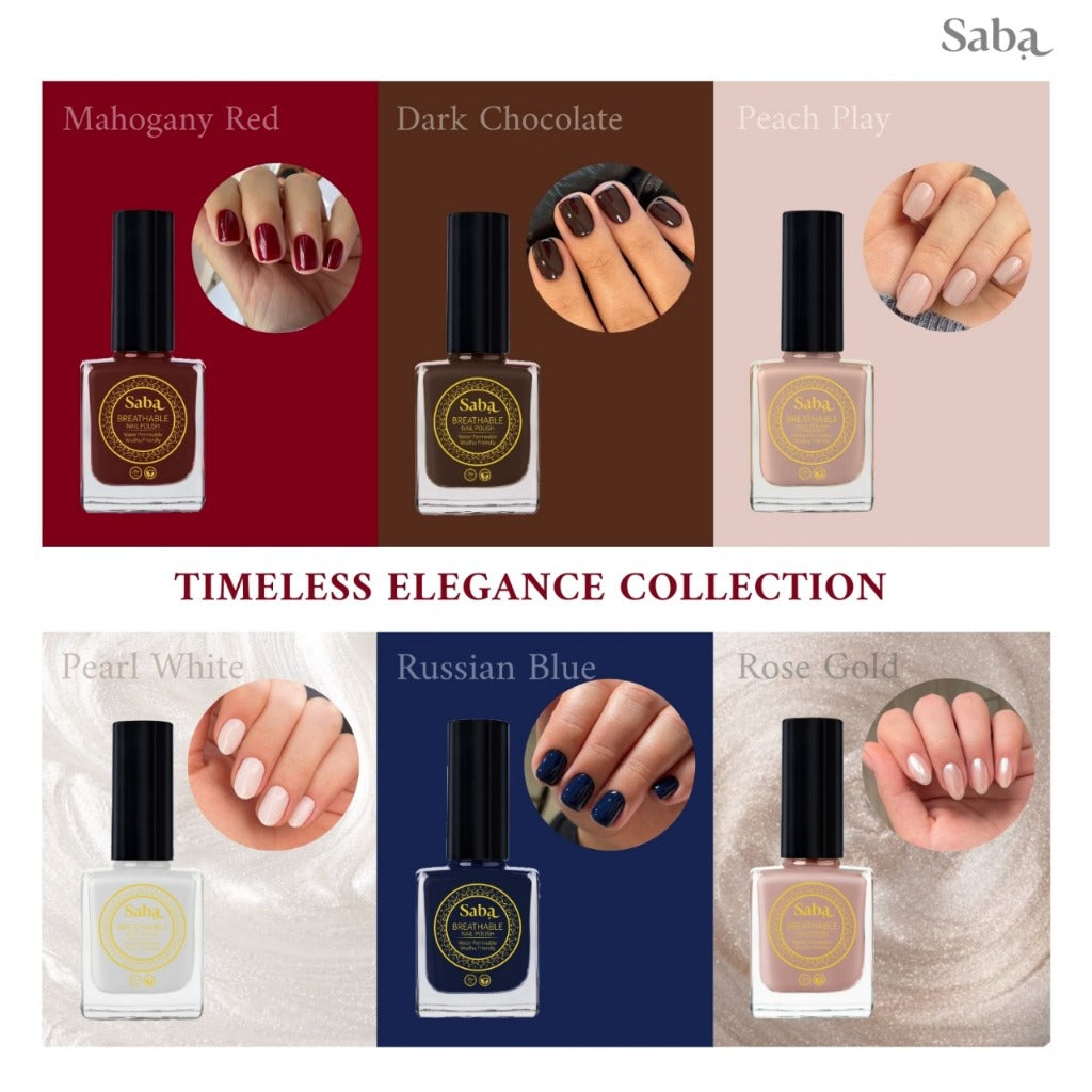 Saba Nail Polish Gift Box - Pack of 6 Nailpolish
