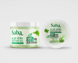 Saba Natural & Pure Aloe Vera Gel for Face, Hair and Skin 100 gm