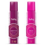 Combo of Saba Filza Deodorant & Saba Ambition Deodorant with Saba Daily Moisturizing Facewash