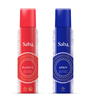 Combo Saba Afrin & Saba Playful with Saba Daily Moisturizing Facewash