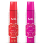 Combo of Saba Filza & Playful Deodorant with Saba Daily Moisturizing Facewash
