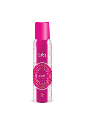 Saba Filza Perfumed Body spray Deodorant - Long Lasting Fragrance - Alcohol Free