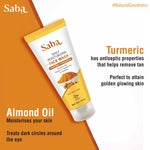 Saba Natural Turmeric & Almond Daily Moisturizing Soap Free Facewash