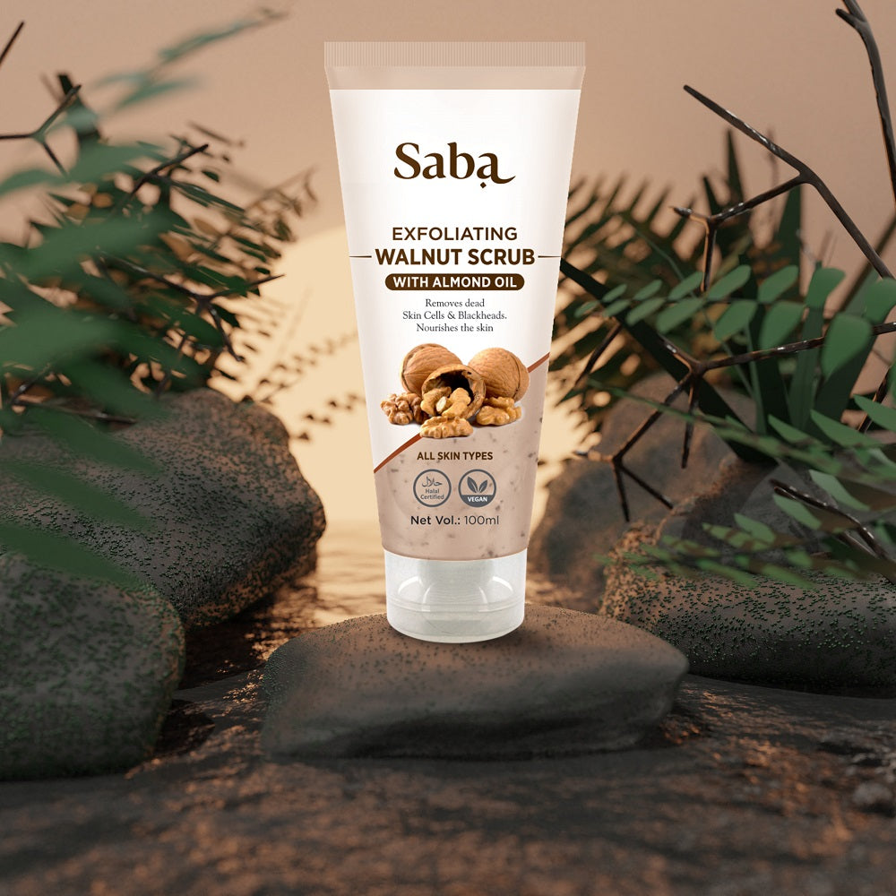 Saba Natural Walnut Scrub