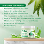 Saba Natural & Pure Aloe Vera Gel for face, hair and skin