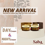 Saba Radiance+ Night Cream with Niacinamide, Cocoa Extract & Actives
